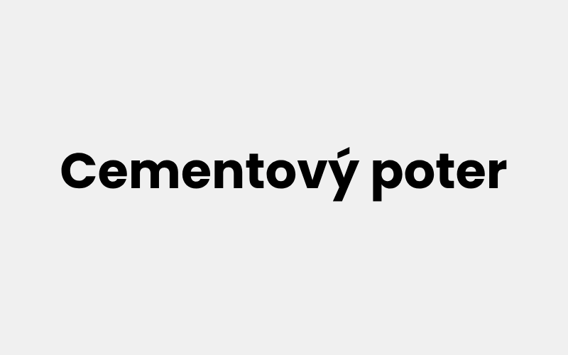 cementovy poter